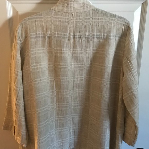 Eileen Fisher Linen/Cotton Jacket - Picture 2 of 4